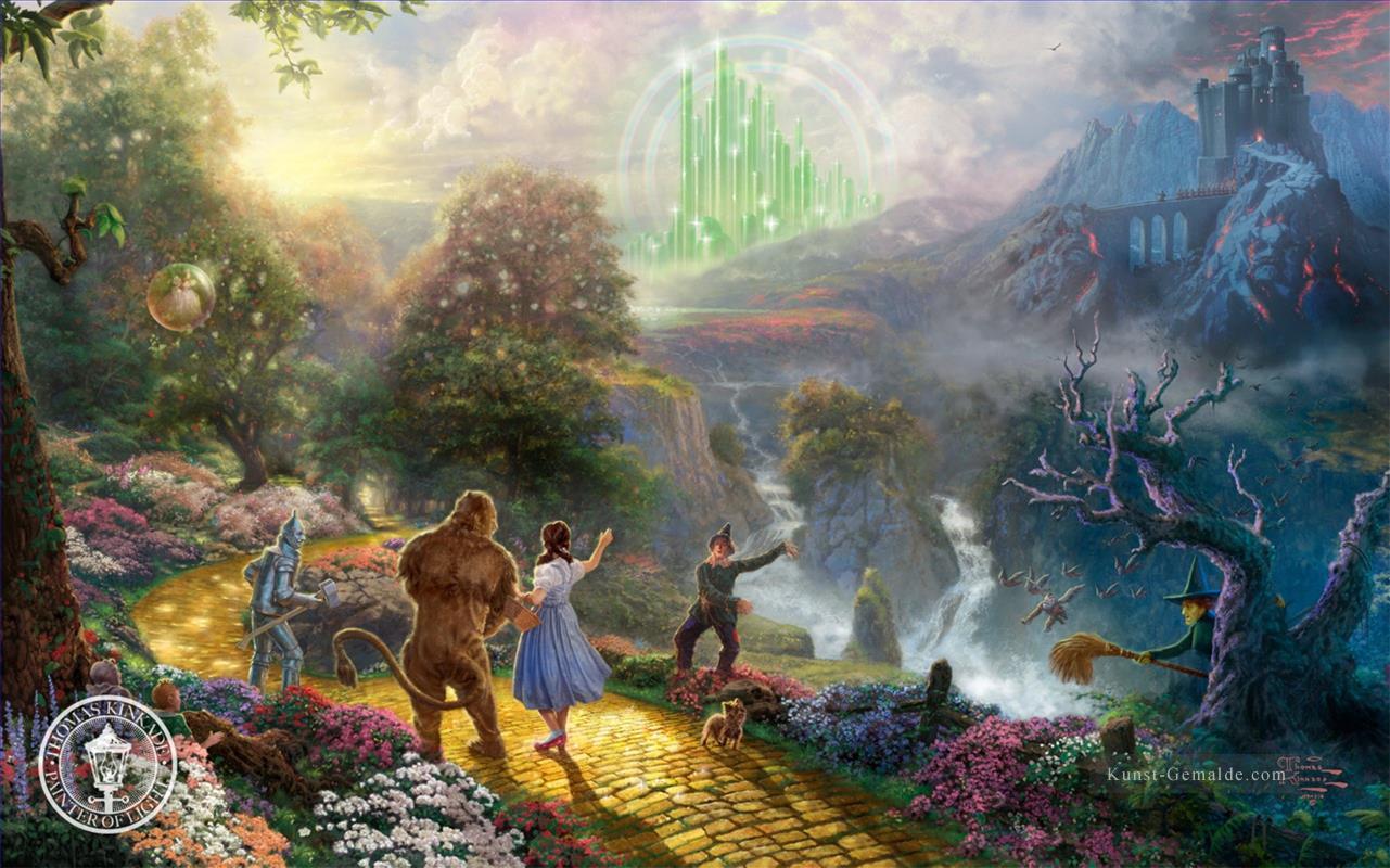 Dorothy Discovers the Emerald City TK Disney Ölgemälde